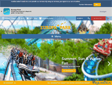 Tablet Screenshot of europapark.de